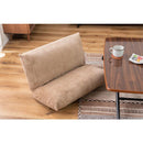 座椅子 おしゃれ コンパクト リクライニング ワイド 幅広 一人掛け 1人用 リクライニング カックンリクライナー フロアチェアー 椅子 折りたたみ 折り畳み 脚付 【納期B】【azm-rkc-185】