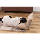 座椅子 おしゃれ コンパクト リクライニング ワイド 幅広 一人掛け 1人用 リクライニング カックンリクライナー フロアチェアー 椅子 折りたたみ 折り畳み 脚付 【納期B】【azm-rkc-185】