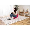 フロアチェア 座椅子 クッション 座布団 足置き 枕 まくら リクライニング 北欧 おしゃれ コンパクト 背もたれ 分厚い 厚み ボリューム 和室 和風 洋室 洋風 【納期B】【azm-rkc-186】