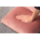 座椅子 コンパクト おしゃれ 無地 グレー ピンク かわいい 厚み ボリューム ボリューミー 折りたたみ 折り畳み 座いす チェア 椅子 イス シンプル 【納期B】【azm-rkc-327】