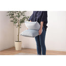 座椅子 コンパクト おしゃれ 無地 グレー ピンク かわいい 厚み ボリューム ボリューミー 折りたたみ 折り畳み 座いす チェア 椅子 イス シンプル 【納期B】【azm-rkc-327】