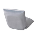 座椅子 コンパクト おしゃれ 無地 グレー ピンク かわいい 厚み ボリューム ボリューミー 折りたたみ 折り畳み 座いす チェア 椅子 イス シンプル 【納期B】【azm-rkc-327】