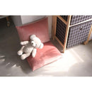 座椅子 コンパクト おしゃれ 無地 グレー ピンク かわいい 厚み ボリューム ボリューミー 折りたたみ 折り畳み 座いす チェア 椅子 イス シンプル 【納期B】【azm-rkc-327】