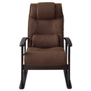 座椅子 リラックスチェア 肘付き ひじ掛け リクライニングチェアー ハイバック 頭 ゆったり 肘つき イス 高級感 おしゃれ レトロ シンプル 北欧 和風 高さ調節 【納期A】【azm-rkc-38gy】