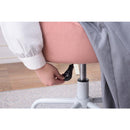 デスクチェア 椅子 オフィスチェア かわいい ガーリー フェミニン 女の子 女子 デザイン 丸み コロンとした キャスター付き 背もたれ 昇降式 回転式 【納期B】【azm-rkc-401】