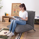 フロアチェアー 脚付き ローソファ 厚み クッション 弾力 リクライニング 座椅子 【納期A】【azm-rkc-436】