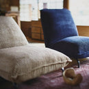 フロアチェアー 脚付き ローソファ 厚み クッション 弾力 リクライニング 座椅子 【納期A】【azm-rkc-436】