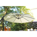 ガーデンパラソル 大型 庭 日よけ オーニング 角度調整 サンシェード 自立式 【納期A】【azm-rkc-529】