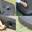 ガーデンパラソル 大型 庭 日よけ オーニング 角度調整 サンシェード 自立式 【納期A】【azm-rkc-529】