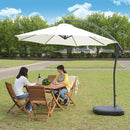 ガーデンパラソル 大型 庭 日よけ オーニング 角度調整 サンシェード 自立式 【納期A】【azm-rkc-529】