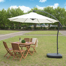 ガーデンパラソル 大型 庭 日よけ オーニング 角度調整 サンシェード 自立式 【納期A】【azm-rkc-529】