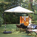 ガーデンパラソル 大型 庭 日よけ オーニング 角度調整 サンシェード 自立式 【納期A】【azm-rkc-529】