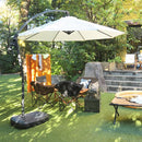 ガーデンパラソル 大型 庭 日よけ オーニング 角度調整 サンシェード 自立式 【納期A】【azm-rkc-529】