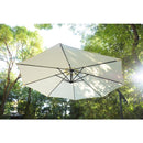 ガーデンパラソル 大型 庭 日よけ オーニング 角度調整 サンシェード 自立式 【納期A】【azm-rkc-529】