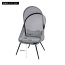 折りたたみチェア 折り畳み チェアー リビング 屋内 屋外 アウトドア キャンプ 庭 ガーデニング テラス ベランダ 屋上 グランピング 椅子 屋根付き クッション 【納期A】【azm-rkc-539】