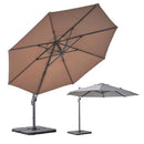 パラソル 角度調整 大型 傘 シェード 日よけ 日除け オーニング 自立式 スタンド カフェ レストラン オープンカフェ テラス ベランダ 屋上 庭 ガーデニング 【納期A】【azm-rkc-729】