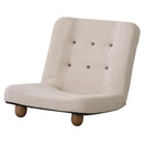 座椅子 フロアソファ 1人掛け 一人用 脚つき 天然木 ローソファ リクライニング ハイバック おしゃれ かわいい 北欧 ワンルーム 一人暮らし リビング 【納期A】【azm-rkc-930】