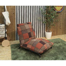 ローソファ 1人掛け 一人用 座椅子 厚み 脚付き 【納期A】【azm-rkc-936】