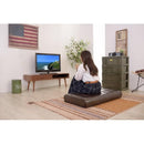 ベンチ ロータイプ 脚 取り外し ソフトレザー おしゃれ シンプル 玄関 リビング オフィス 【納期A】【azm-rkc-939lbr】