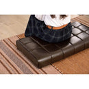 ベンチ ロータイプ 脚 取り外し ソフトレザー おしゃれ シンプル 玄関 リビング オフィス 【納期A】【azm-rkc-939lbr】