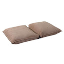 座椅子 折りたたみ 2つ折り フロアーチェアー コンパクト 無地 コーデュロイ リビング リクライナー 【納期A】【azm-rkc-942】