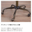 デスクチェア おしゃれ カウンターチェア キャスター付き スツール 背もたれ 回転式 昇降式 高さ調節 パソコンチェア 高級感 オフィスチェア 椅子 コーデュロイ 【納期A】【azm-rol-300bl】