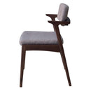 ダイニングチェア 椅子 リビング 天然木製 脚 ファブリック フェイクレザー 北欧 カントリー ナチュラル シンプル デザイン スタイリッシュ モダン おしゃれ 【納期A】【azm-rp-501】