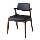 ダイニングチェア 椅子 リビング 天然木製 脚 ファブリック フェイクレザー 北欧 カントリー ナチュラル シンプル デザイン スタイリッシュ モダン おしゃれ 【納期A】【azm-rp-501】