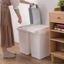 ゴミ箱 47リットル ごみ箱 SIAA 抗菌 日本製 取っ手付き 白 ホワイト 蓋 フタ キッチン リビング シンプル デザイン 大型 【納期B】【azm-rsd-75】