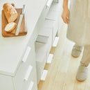 ゴミ箱 20リットル 20L ごみ箱 白 ホワイト 黒 ブラック カウンター下 棚下 省スペース 抗菌 防菌 日本製 国産 コンパクト ペダル式 足 おしゃれ 【納期B】【azm-rsd-76】