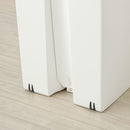 ゴミ箱 20リットル 20L ごみ箱 白 ホワイト 黒 ブラック カウンター下 棚下 省スペース 抗菌 防菌 日本製 国産 コンパクト ペダル式 足 おしゃれ 【納期B】【azm-rsd-76】