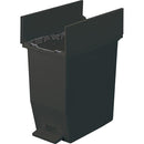 ゴミ箱 20リットル 20L ごみ箱 白 ホワイト 黒 ブラック カウンター下 棚下 省スペース 抗菌 防菌 日本製 国産 コンパクト ペダル式 足 おしゃれ 【納期B】【azm-rsd-76】