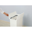 ゴミ箱 45リットル 45L ごみ箱 ペダル式 足 両開き キッチンカウンター下 棚下 省スペース コンパクト 抗菌 防菌 日本製 国産 白 ホワイト 黒 ブラック 【納期B】【azm-rsd-78】