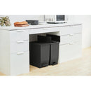 ゴミ箱 45リットル 45L ごみ箱 ペダル式 足 両開き キッチンカウンター下 棚下 省スペース コンパクト 抗菌 防菌 日本製 国産 白 ホワイト 黒 ブラック 【納期B】【azm-rsd-78】