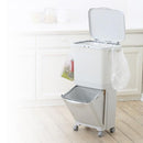 キャスター付きゴミ箱 分別 ごみ箱 スリム キッチン おしゃれ 【納期B】【azm-rsd-98】