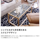 センターテーブル リビング ガラス天板 おしゃれ 北欧 ローテーブル 木製 天然木 スタイリッシュ ナチュラル カントリー シンプル 110×50cm 長方形 カジュアル 【納期A】【azm-rto-111】