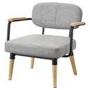 ソファ 一人掛け ひじ掛け付き 椅子 チェア 【納期A】【azm-rto-451gy】