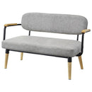 ソファ 二人掛け ひじ掛け付き 椅子 チェア 【納期A】【azm-rto-452gy】