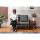 ソファ 二人掛け 2人用 椅子 肘掛け 背もたれ おしゃれ モダン スタイリッシュ 北欧 ボリューム 厚み クッション 無地 カジュアル コンパクト スリム ソファー 【納期A】【azm-rto-462】