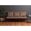 ソファ 三人掛け 3人用 椅子 肘掛け 背もたれ おしゃれ モダン スタイリッシュ 北欧 ボリューム 厚み クッション 無地 カジュアル コンパクト スリム ソファー 【納期A】【azm-rto-463】