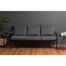 ソファ 三人掛け 3人用 椅子 肘掛け 背もたれ おしゃれ モダン スタイリッシュ 北欧 ボリューム 厚み クッション 無地 カジュアル コンパクト スリム ソファー 【納期A】【azm-rto-463】