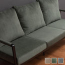 ソファ 三人掛け 3人用 椅子 肘掛け 背もたれ おしゃれ モダン スタイリッシュ 北欧 ボリューム 厚み クッション 無地 カジュアル コンパクト スリム ソファー 【納期A】【azm-rto-463】