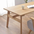 ダイニングテーブル 160×80cm シンプル 北欧 ナチュラル カントリー デザイン 木製 木目 柄 おしゃれ スタイリッシュ テーブル 食卓 ダイニング 【納期A】【azm-rto-745】