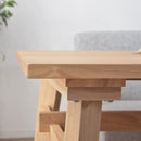 ダイニングテーブル 160×80cm シンプル 北欧 ナチュラル カントリー デザイン 木製 木目 柄 おしゃれ スタイリッシュ テーブル 食卓 ダイニング 【納期A】【azm-rto-745】