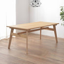 ダイニングテーブル 160×80cm シンプル 北欧 ナチュラル カントリー デザイン 木製 木目 柄 おしゃれ スタイリッシュ テーブル 食卓 ダイニング 【納期A】【azm-rto-745】