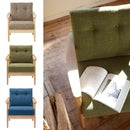 パーソナルチェア 椅子 一人掛け 一人用 クッション 座面 厚み ひじ付き 【納期A】【azm-rto-911】