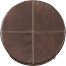 チェアマット 座布団 チェアシート クッションシート おしゃれ 円形 丸型 レザー 革 ラウンド サークル レトロ 高級感 クッション性 オフィス モダン 事務所 【納期B】【azm-sc-10】