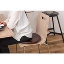 チェアマット 座布団 チェアシート クッションシート おしゃれ 円形 丸型 レザー 革 ラウンド サークル レトロ 高級感 クッション性 オフィス モダン 事務所 【納期B】【azm-sc-10】