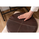 チェアマット 座布団 チェアシート クッションシート おしゃれ 円形 丸型 レザー 革 ラウンド サークル レトロ 高級感 クッション性 オフィス モダン 事務所 【納期B】【azm-sc-10】