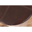 チェアマット 座布団 チェアシート クッションシート おしゃれ 円形 丸型 レザー 革 ラウンド サークル レトロ 高級感 クッション性 オフィス モダン 事務所 【納期B】【azm-sc-10】